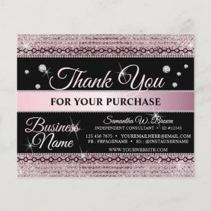 Brilho Brilhos Rosa Joias Obrigado Por Pedido