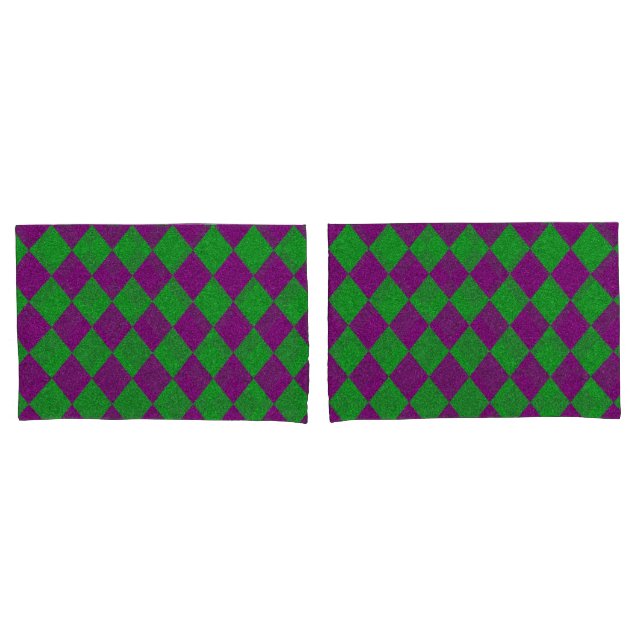 Brilho de Diamante Roxo e Verde (Frente - conjunto)