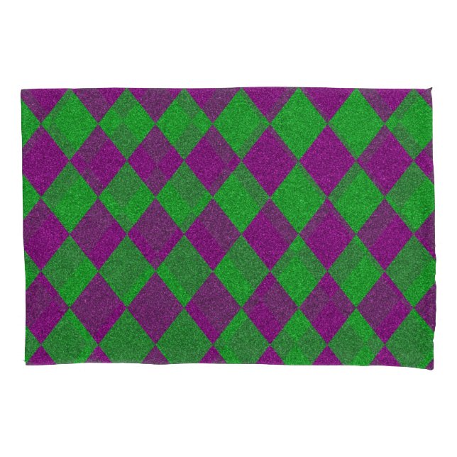 Brilho de Diamante Roxo e Verde (Frente)