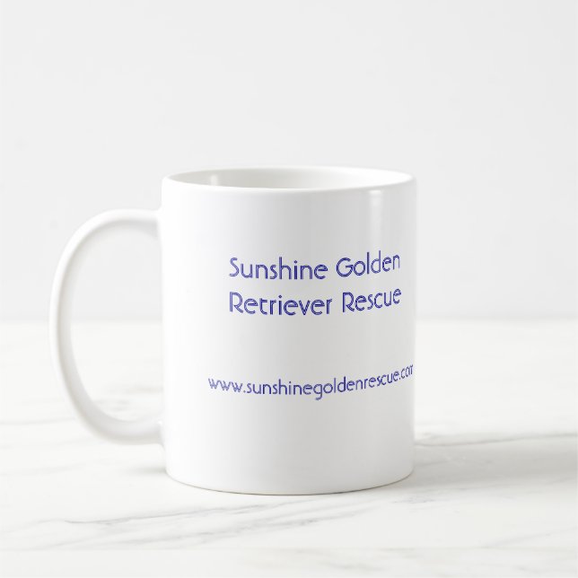 BRILHO de REBA - caneca do café - golden retriever (Esquerda)