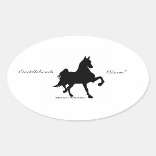 Brilho de Saddlebreds!  Etiqueta