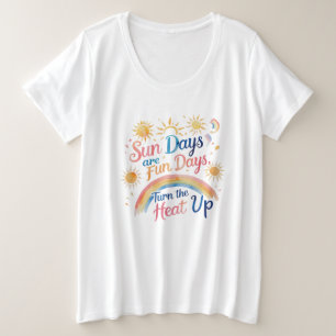 Brilho do Arco-íris – Camiseta Feminina Tamanho Pl