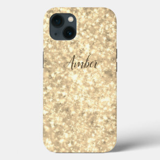 Brilho Dourado Glitter Elegante Personalizado