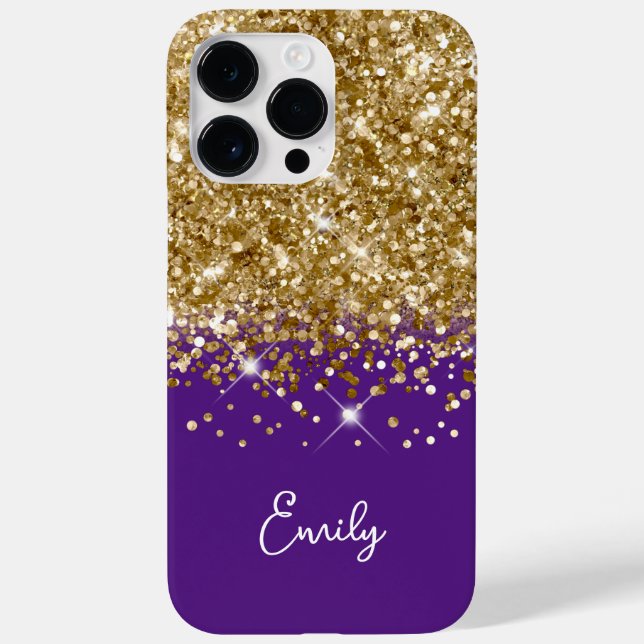 Brilho Glam Roxo Real e Dourado (Verso)