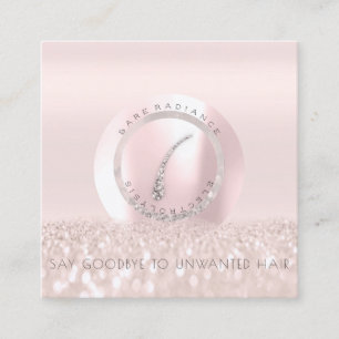 Brilho Logo1 do rosa da electrólise do cartão da