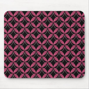 Brilho Mousepad Glam da parte alta da cidade fúcs