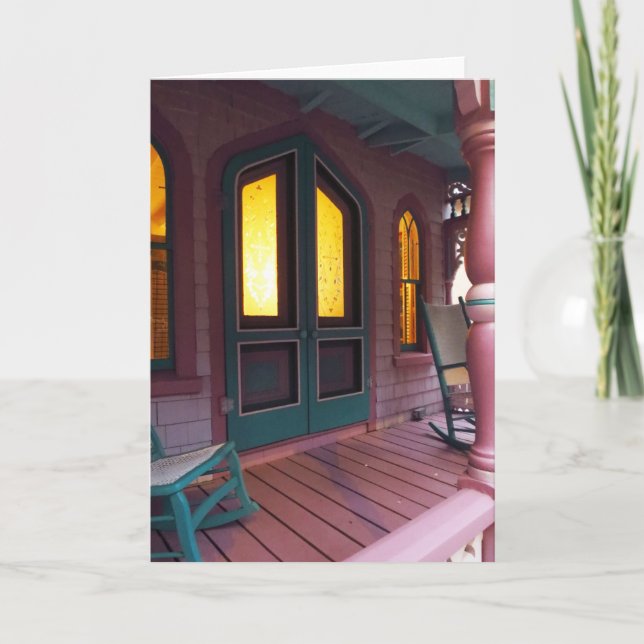 Brilho noturno - Cartão de férias de Martha (Frente)