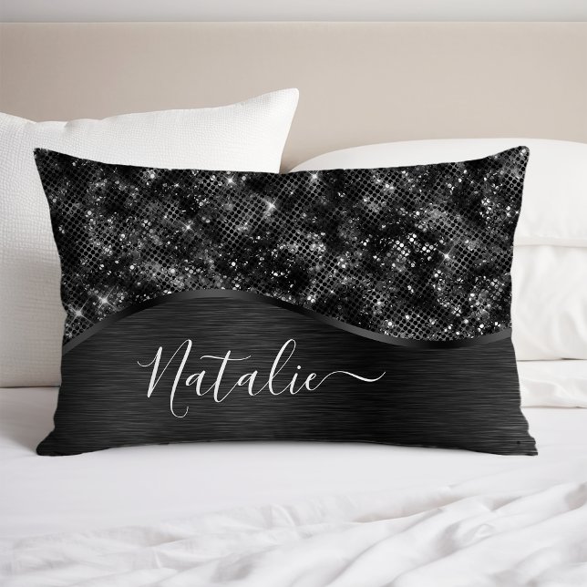 Brilho Preto Metálico Personalizado (Criador carregado)