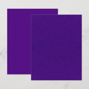 Brilho Roxo e Cartões de Nota Plana de Matriz - Pe