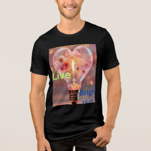 Brilho Suavemente - Camiseta para Velas e Flores