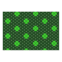 BRILHÕES DE SHAMROCKS VERDES IRLANDESES