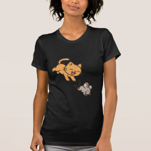 Brincadeira de Rato e Gato, T-Shirt Animal Diverti