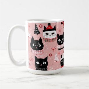 Brincadeiras de Natal retrógradas na caneca rosa