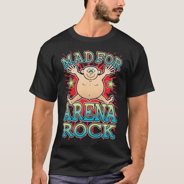 Brincadeiras Para Arena Rock T-Shirt (Frente)