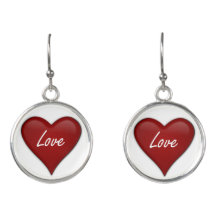 Brincos do coração do amor dos namorados