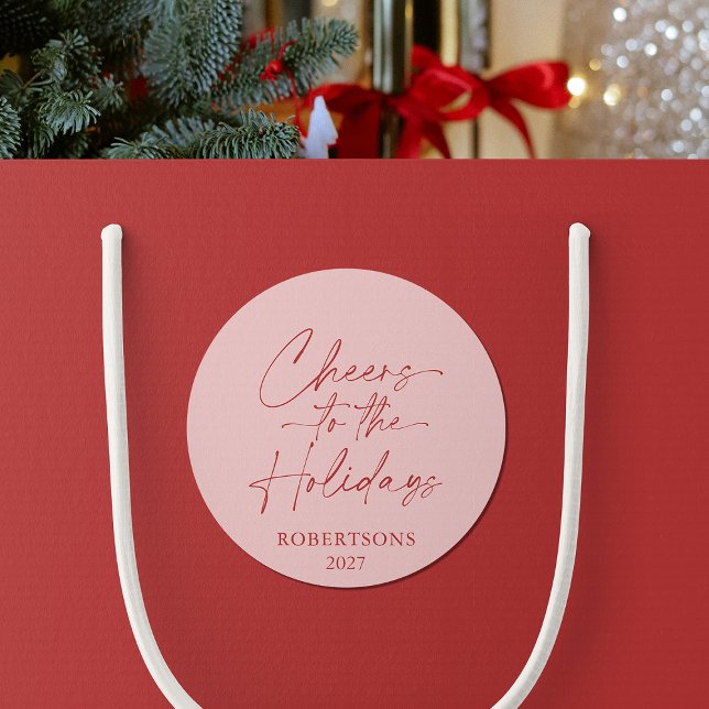 Brinde às Festas Adesivo Festivo (Criador carregado)