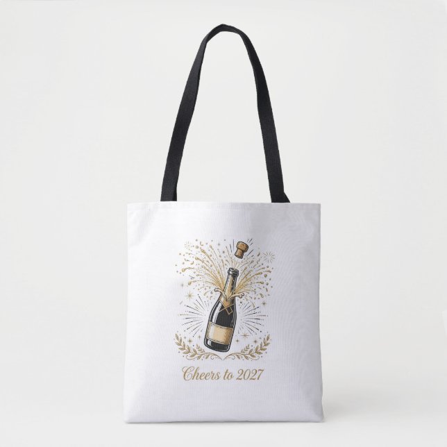 Brinde para 2027 Bolsa Tote (Frente)