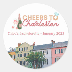 "Brindes a Charleston" Adesivos de Bach Party