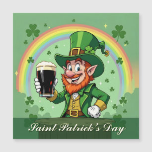 Brindes do Leprechaun sob o Arco-íris