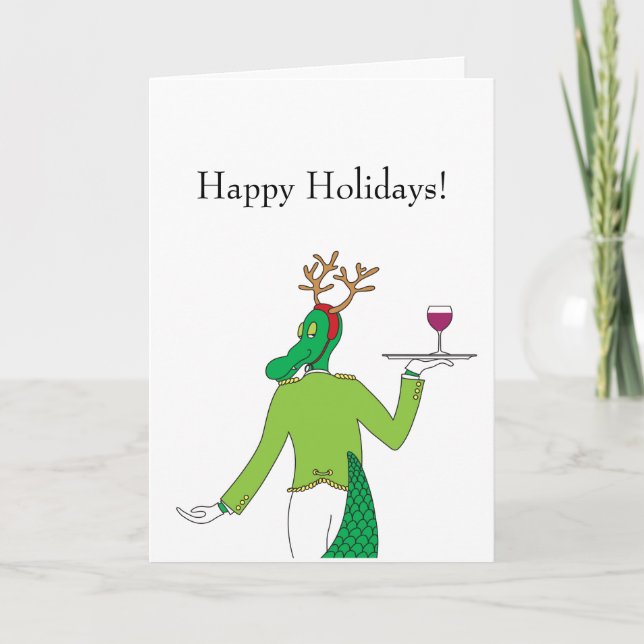 Brinque com o Cartão de Saudação da Estação (Frente)