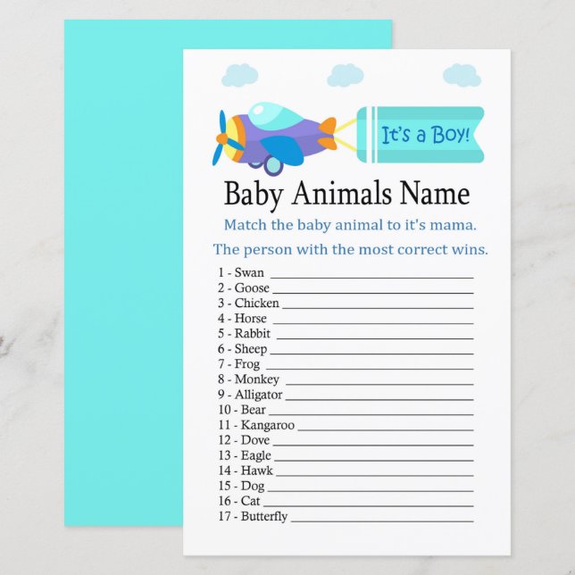 Brinquedo Aeronave Bebê Jogo (Frente/Verso)