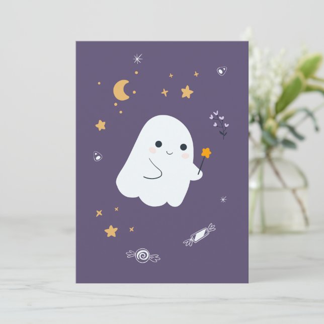 Brinquedos engraçados com vassouras, abóboras e fa (Em pé/Frente)