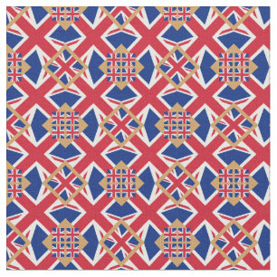 British Flag & United Kingdom Tecido