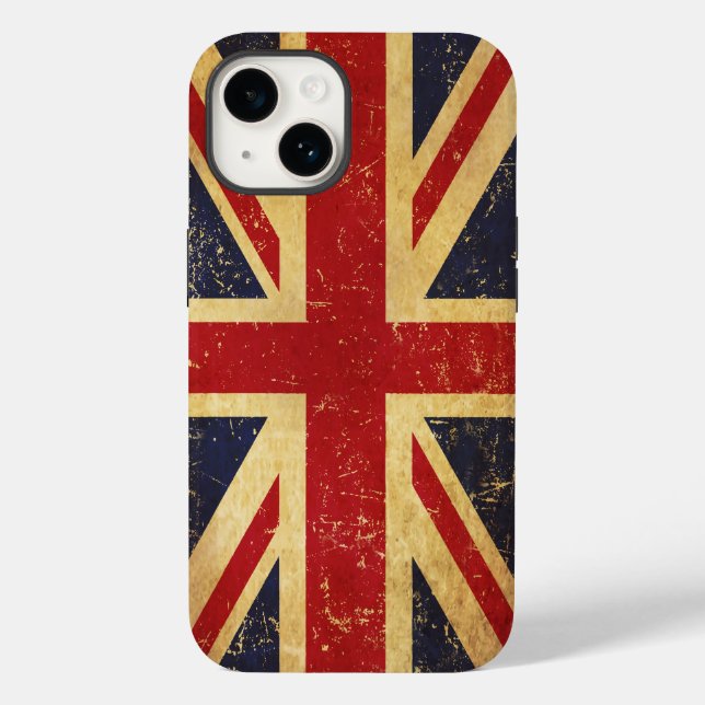 British Union Jack Flag Vintage (Verso)