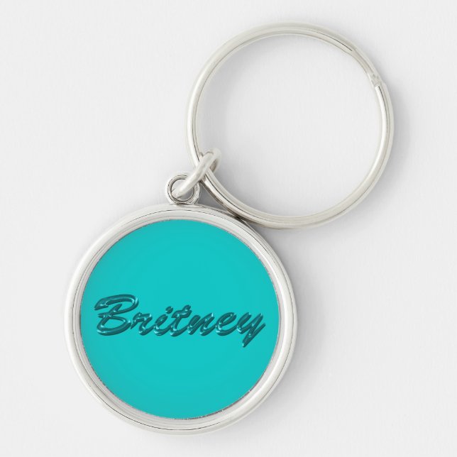 BRITNEY Name-Branded Gift Chaveiro ou Zipper-pull (Frente)