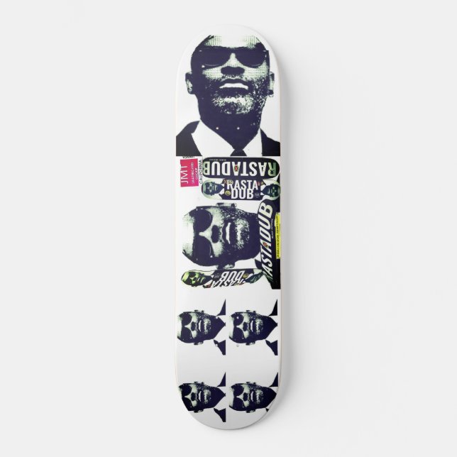 BRO NUM RASTA DUB Skateboard (Frente)