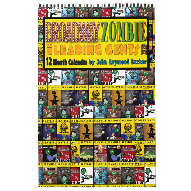 Broadway Zombie O Calendário Principal Do Gents 20 (Capa)