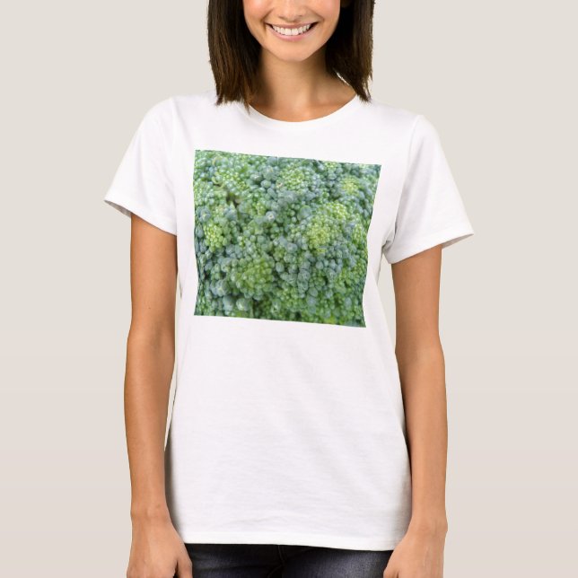 Broccoli Macro Damas T Camisa (Frente)