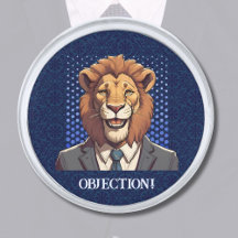 Presente de Leão Funny para Advogado Estudante de 