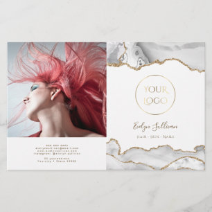 brochura branca de brochura