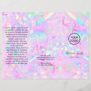 brochura mineral opal rosa púrpura