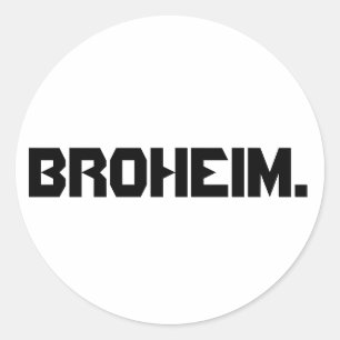 Broheim. etiqueta