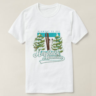 Bromley Mountain Peru Vermont EUA Logotipo T-Shirt
