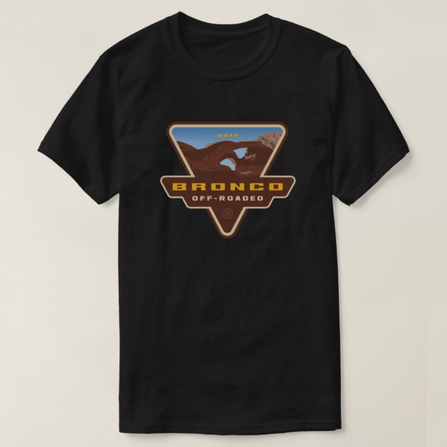 Bronco Off Roadeo Moab Classic T-Shirt (Frente do Design)