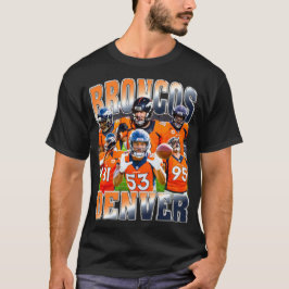 Broncos Denver Bootleg 90s Vintage College T-shirt