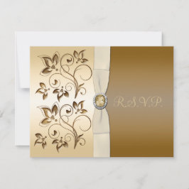 Bronze com placa RSVP da Faixa de Marfim