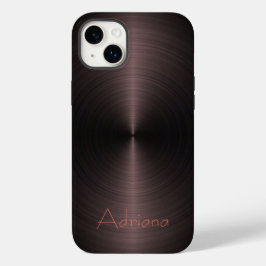 Bronze de platina e metal preto de aço inoxidável