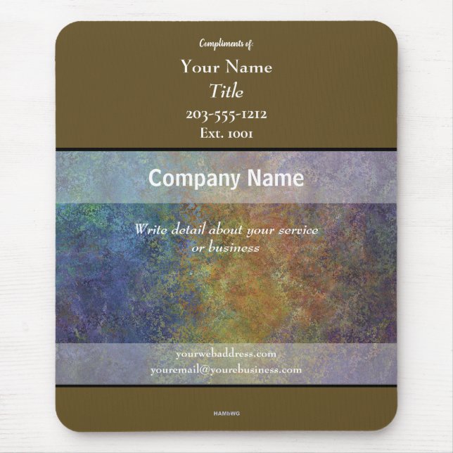 Bronze do Mousepad do promocional - HAMbyWG (Frente)