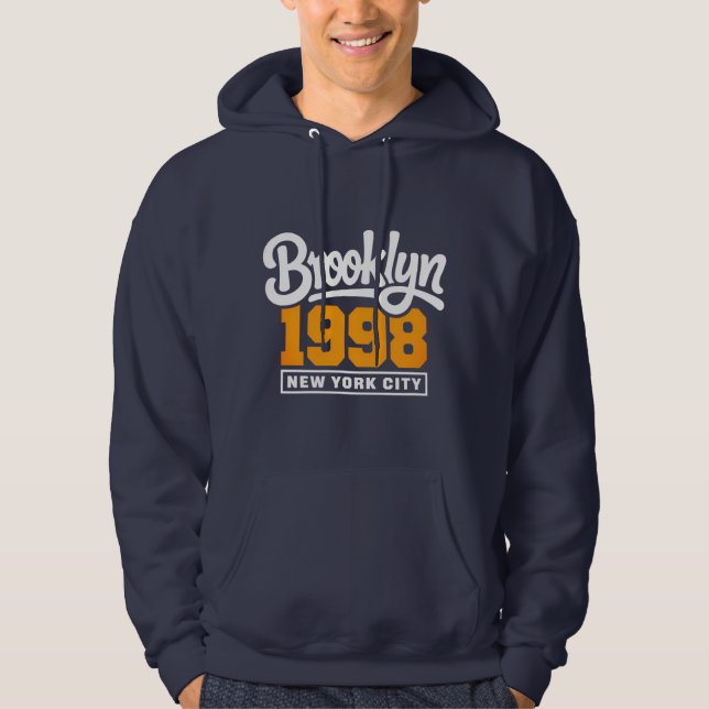 Brooklyn 1988 Moletons com Capuz (Frente)