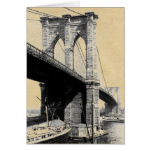 Brooklyn Bridge Ferry Boats 1896 - Cartão de Sauda