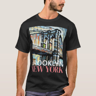 Brooklyn Bridge New York, T-Shirt 2 masculina