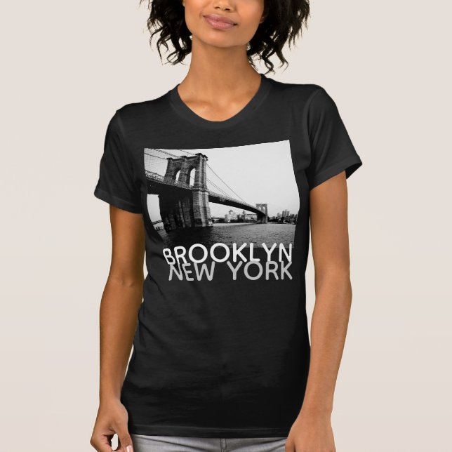 Brooklyn Bridge New York T-shirt para mulheres #2 (Frente)