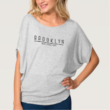 Brooklyn, camisa de Nova Iorque para mulheres