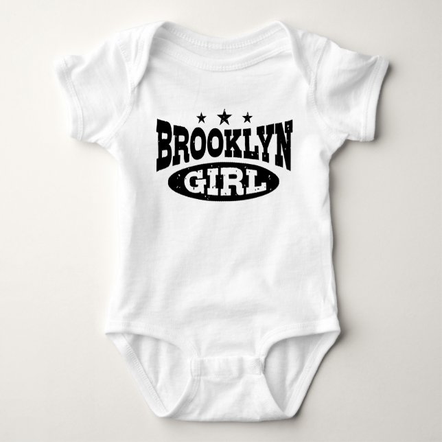 Brooklyn Girl Baby T-Shirt (Frente)