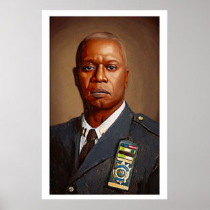 Brooklyn Nine Raymond Holt Portrait Impressão F