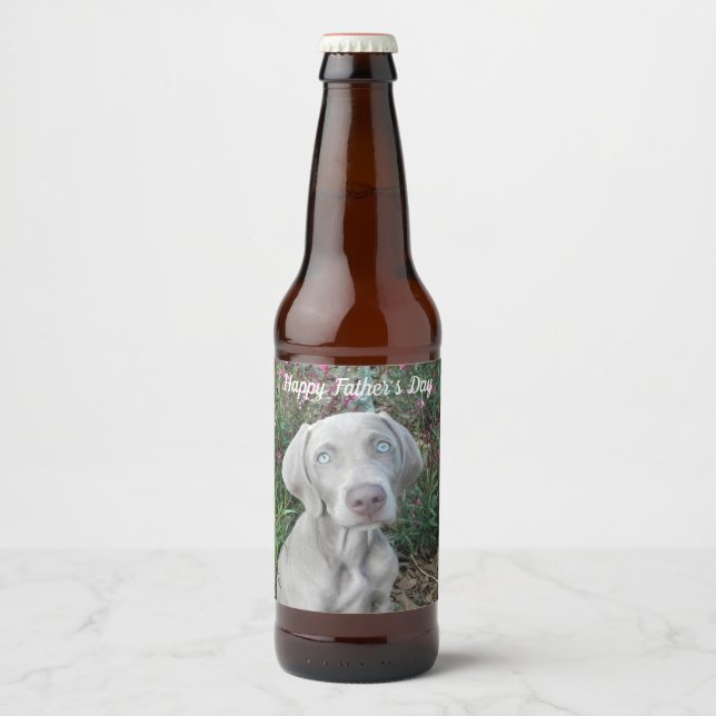 Brooklyn The Weimaraner - Rótulo de Cerveja Person (Frente)